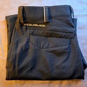 Under Armour Mens Golf Pants Black Coldblack Size 30x31 Straight Leg Performance